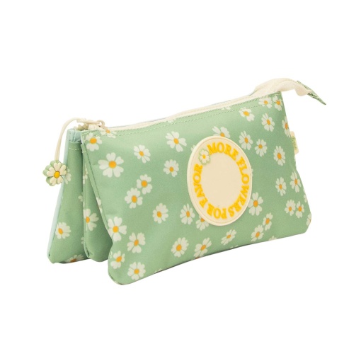 Estojo triplo ANCOR B'LOG Flowers