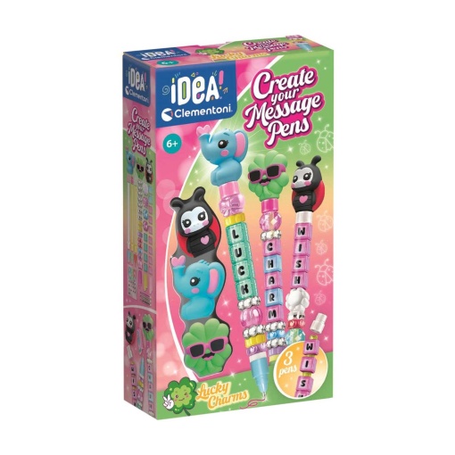 Taller de bolígrafos con mensajes - Lucky Charms CLEMENTONI Idea
