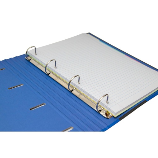 A4 school binder with lined paper refill + dividers, ANCOR ECHO narrow spine, 4 rings.