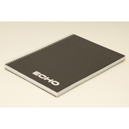 Cuaderno espiral de tapa dura A4, papel cuadriculado ANCOR ECHO, 80 hojas, 90 g/m²