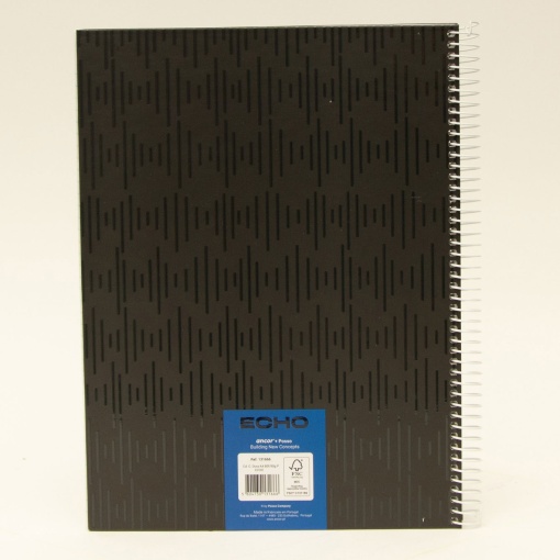 Cuaderno espiral de tapa dura A4, papel cuadriculado ANCOR ECHO, 80 hojas, 90 g/m²