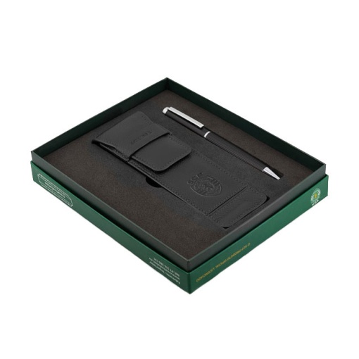 Esferográfica + estojo preto Sporting