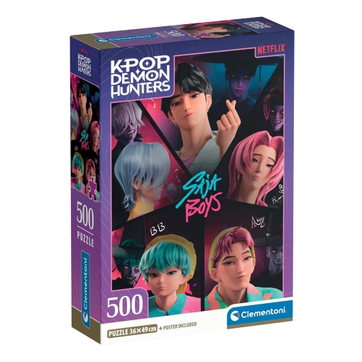 Puzzle CLEMENTONI 500 pieces K-Pop Demon Hunters Saja Boys