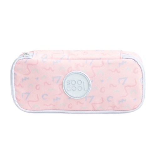 Bolsa de lanche térmica ANCOR Soocool rosa 22,5x11,5x2 cm