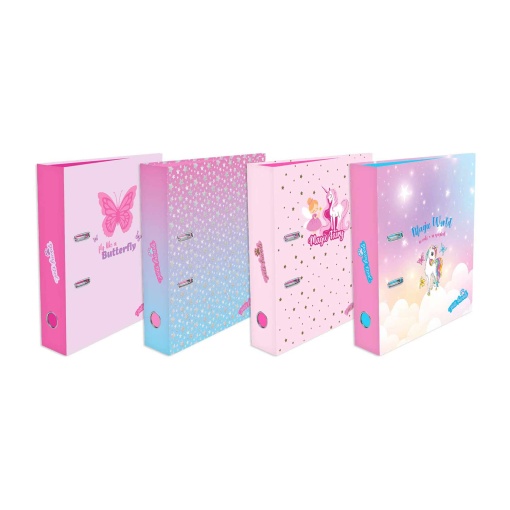 Dossier escolar A4 AMBAR Pets Friends lombada larga 2 argolas sortido