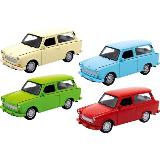 Trabant 601 miniature car, 1:38 scale, 11.5cm, assorted, GOKI