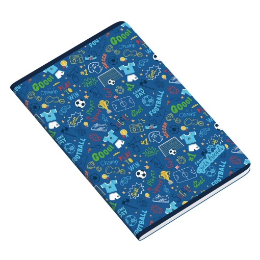 Caderno A4 agrafado AMBAR Pets Friends Kidventure World pautado 48 folhas 90g sortido