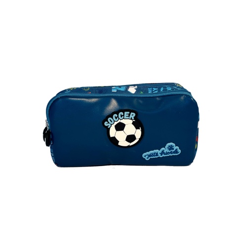 Estojo AMBAR Pets Friends Soccer Boy retangular