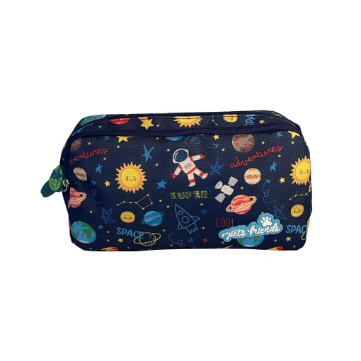 Estojo AMBAR Pets Friends Over The Moon retangular