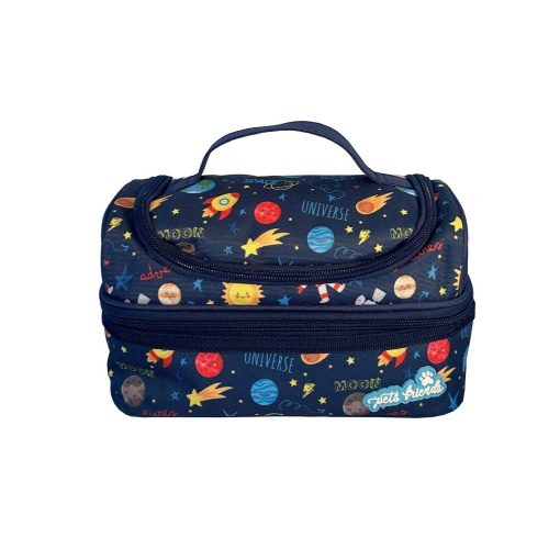 Lancheira térmica AMBAR Pets Friends Over The Moon 25x16x13cm