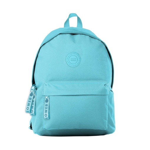 Mochila AMBAR Moonflower Campus Pastel Collection Aqua 41x28x15cm