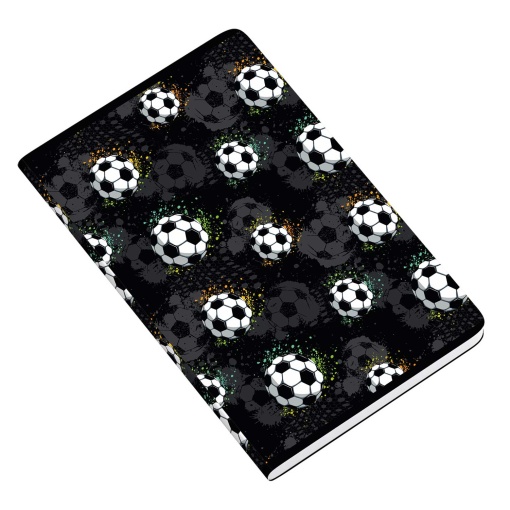 Caderno A4 capa plástica agrafado AMBAR Inverse Teen pautado 48 folhas 90g sortido