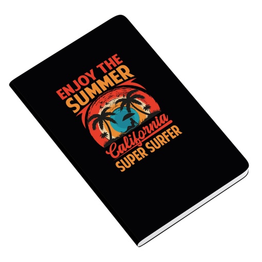 Caderno A4 capa plástica agrafado AMBAR Inverse Teen pautado 48 folhas 90g sortido