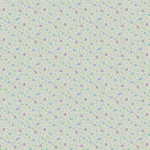 Tecido MAKOWER Sweet Things Climbing Rose Gray 1x1,12m