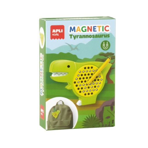 Mini pizarra magnética con bolígrafo - Dinosaurio Tiranosaurio Magnético