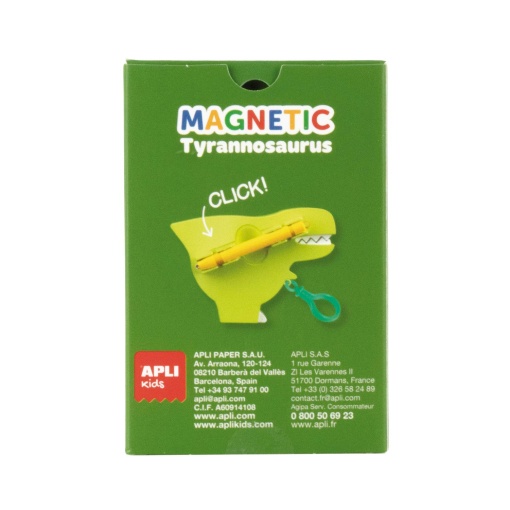Mini quadro magnético com caneta APLI KIDS Magnetic Dinos Tyrannosaurus