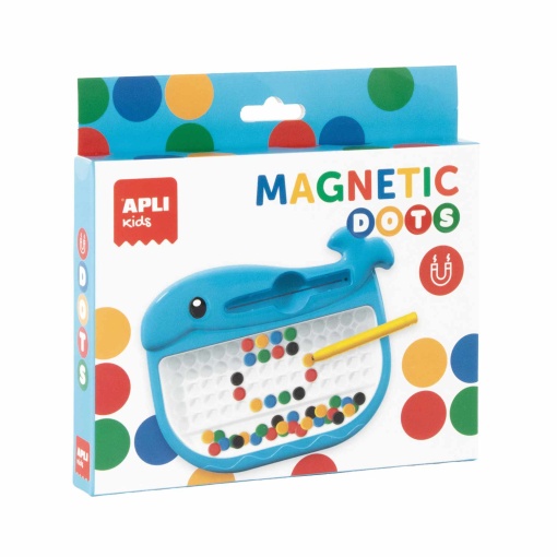 Mini pizarra magnética con rotulador Magnetic Dots Whale.