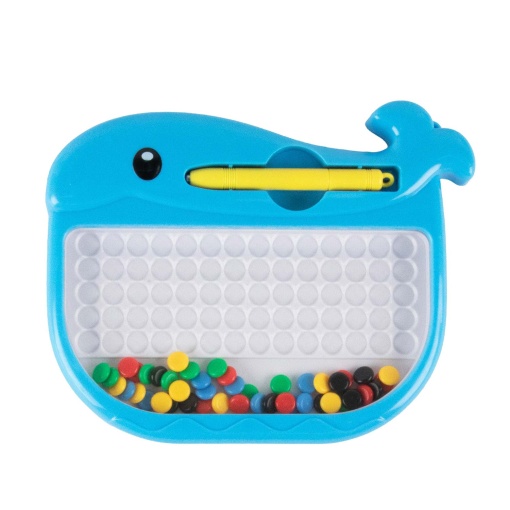 Mini quadro magnético com caneta APLI KIDS Magnetic Dots baleia