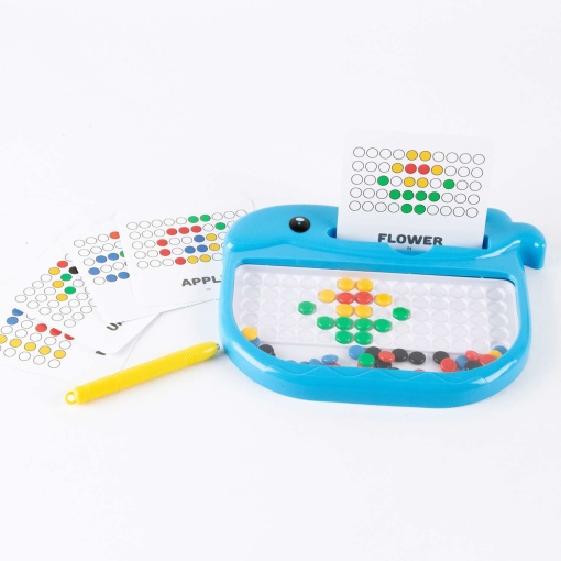 Mini quadro magnético com caneta APLI KIDS Magnetic Dots baleia
