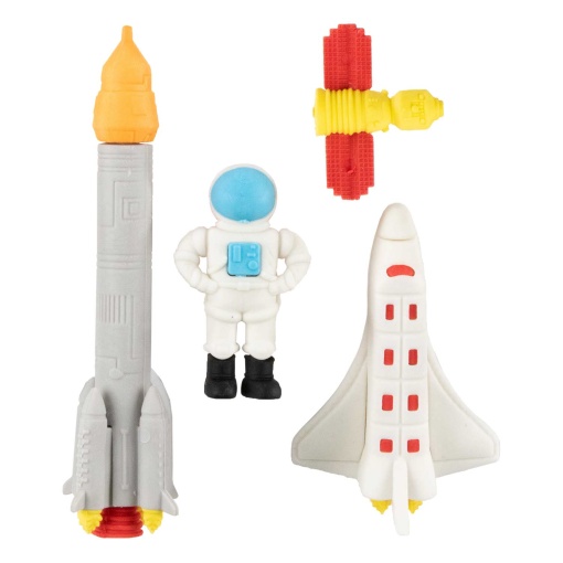 APLI KIDS space puzzle eraser (4 units)