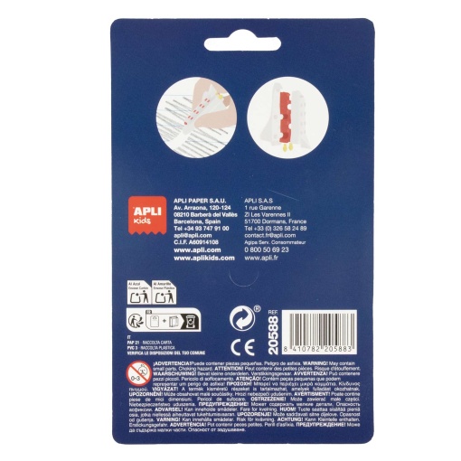 APLI KIDS space puzzle eraser (4 units)