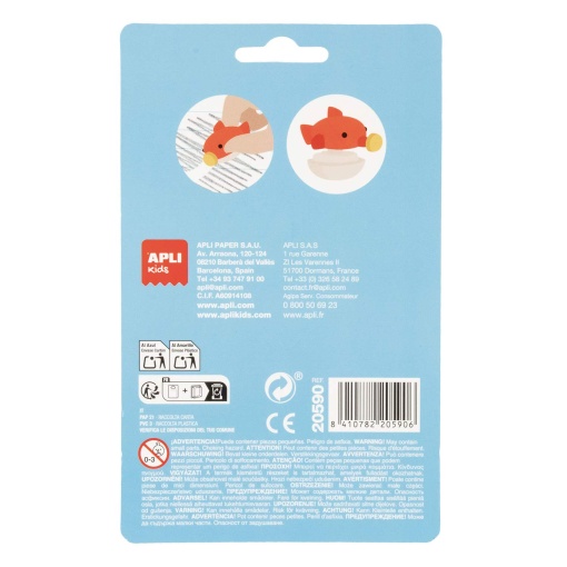 APLI KIDS Ocean Puzzle Eraser (7 units)