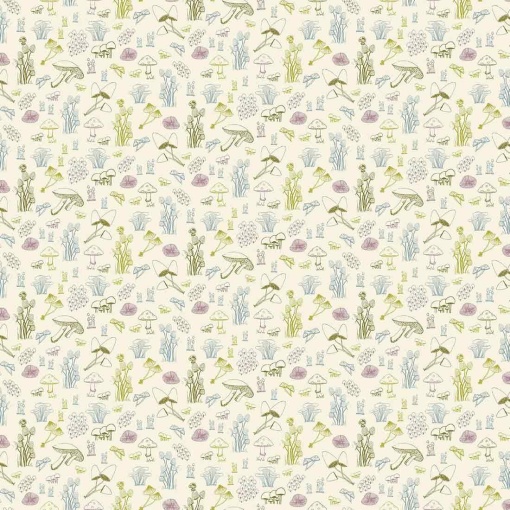 Tecido ANDOVER Celestial Garden forest fungi cream 1x1,12m