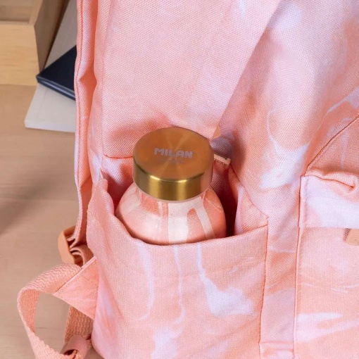 MILAN Lava pink backpack 43x30x20cm adaptable to a trolley