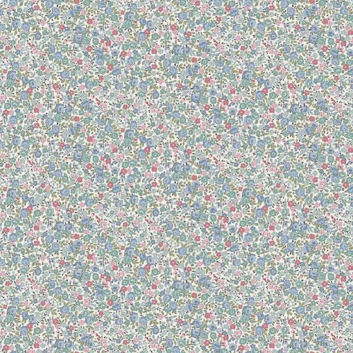 Tecido MAKOWER Petite Fleur rose blue 1x1,12m