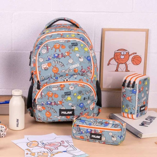 MILAN Sports backpack 48x34x16cm adaptable to a trolley