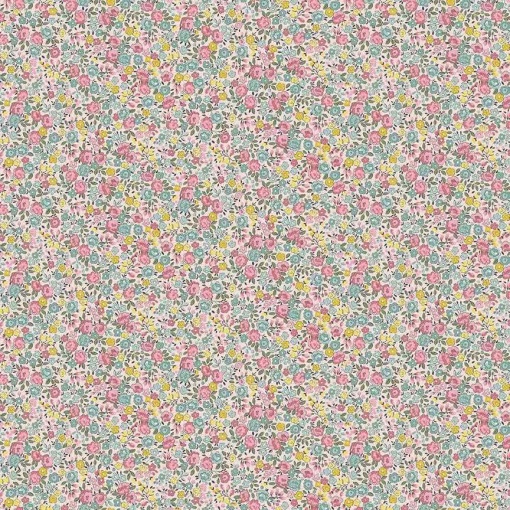 Tecido MAKOWER Petite Fleur rose pink 1x1,12m