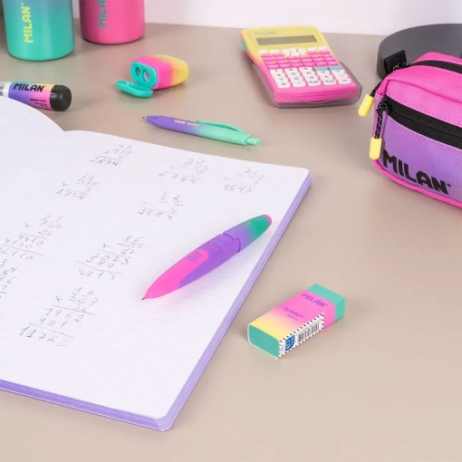 Milan Sunset lined A4 notebook, 48 sheets, 95g paper.