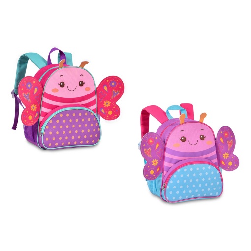 Mochila CLIO Pets borboleta 33x27x11,5cm sortido