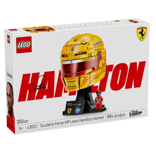 Ediciones LEGO Scuderia Ferrari HP de Lewis Hamilton