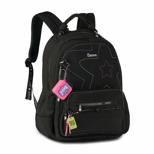 Luluca backpack with laptop bag, 44x33x14cm, assorted.