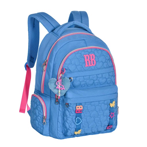 Backpack with 15" laptop sleeve REBECCA BONBON 44 x 33 x 13 cm assorted