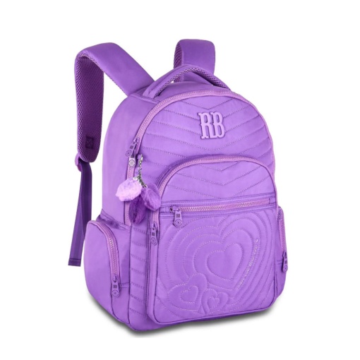 Backpack with 15" laptop bag REBECCA BONBON pastel 44x33x13cm assorted
