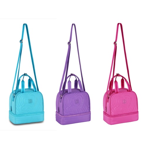 Lancheira térmica REBECCA BONBON pastel 20x24x14cm sortido