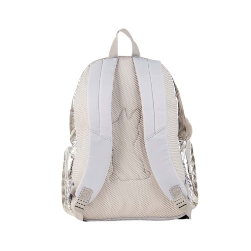 Backpack with 15" laptop bag REBECCA BONBON metallic 44x33x13cm assorted