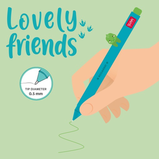 Esferográfica de gel LEGAMI Lovely Friends Dino "Rooarrr!"