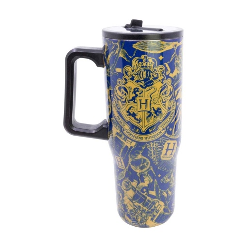Cool Sipper thermos bottle with straw, HARRY POTTER Magic & Mayhem, 920ml