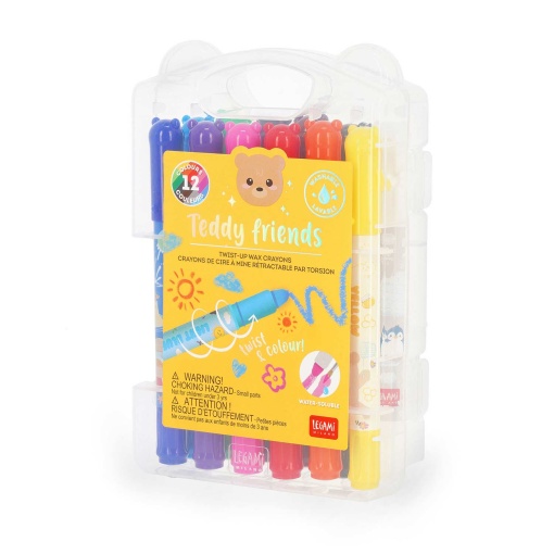 Crayones LEGAMI Teddy Friends (12 unidades)