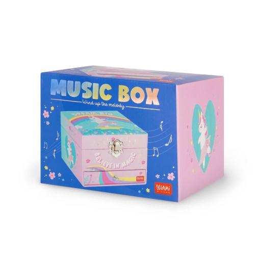 LEGAMI Unicorn "Believe in magic" musical jewelry box