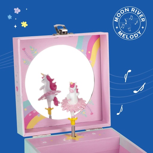 LEGAMI Unicorn "Believe in magic" musical jewelry box