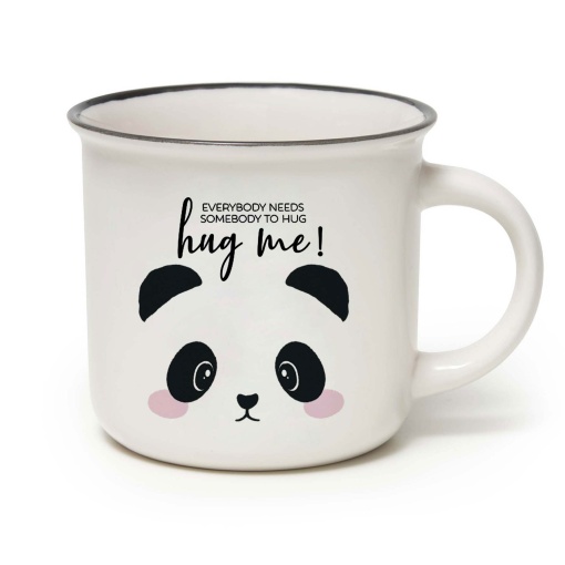 Taza LEGAMI-Puccino Panda "¡Abrázame!" taza de porcelana, 350ml