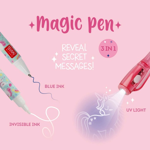LEGAMI Unicorn "Dream big" magic pen, 2 tips.