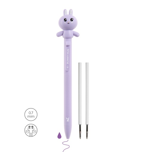 MIQUELRIUS Back2Fun Hug Attack! Rabbit Gel Pen + 2 Refills