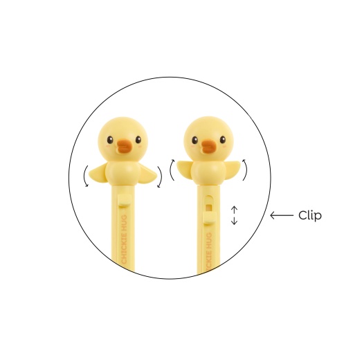 MIQUELRIUS Back2Fun Hug Attack! Gel Pen + 2 Refills