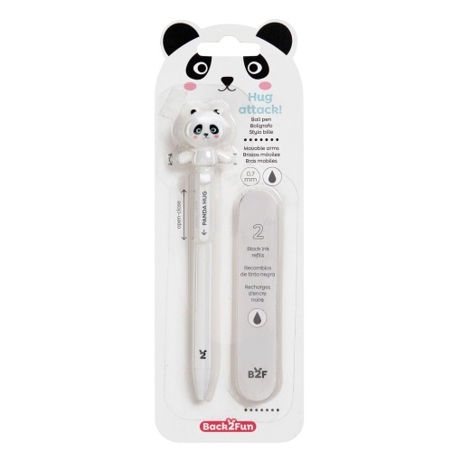 Esferográfica de gel MIQUELRIUS Back2Fun Hug Attack! Panda + 2 recargas