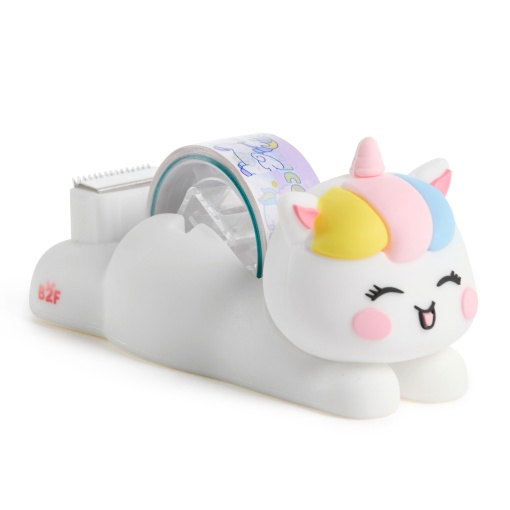 Fita decorativa Washi Tape + desenrolador MIQUELRIUS Back2Fun Tape It Easy Unicórnio